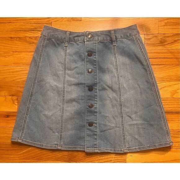Mission Supply Co. A Line Denim Skirt Sz 4 - Picture 1 of 4